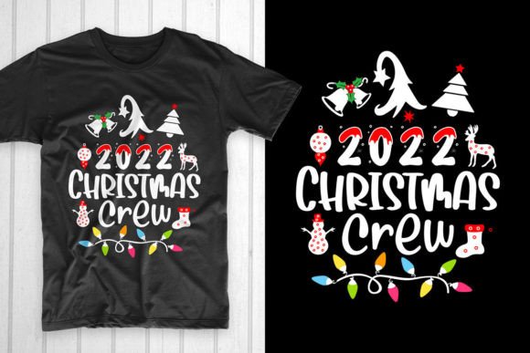 2022 Christmas Crew Christmas Time: T-Shirt Designs for Local Brands
