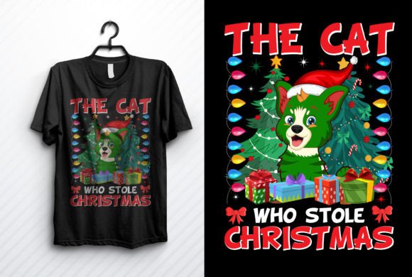 Cat Christmas T-shirt Design Review