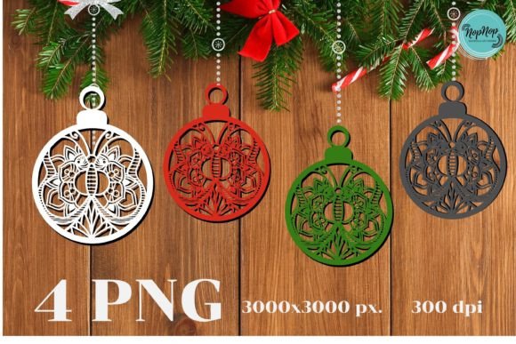 Christmas Balls Ornaments V.2: Premium Illustrations for Seasonal Branding