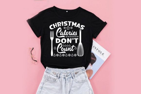 Christmas Calories Don't Count SVG EPS for T-Shirt Designs