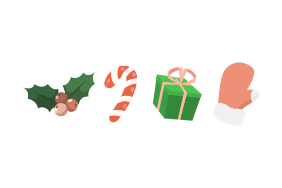 Christmas Decoration Party Illustrations for Modern Publishing
