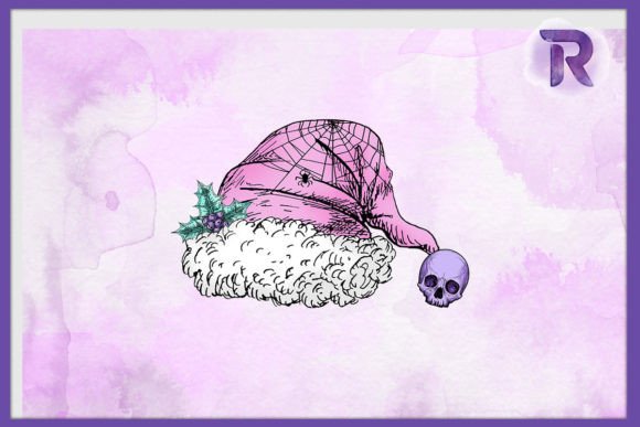 Christmas Goth Pastel Hat with Skull Review for Crafts
