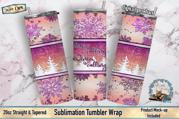 Christmas Snowflake Sublimation Tumbler Review for Crafts