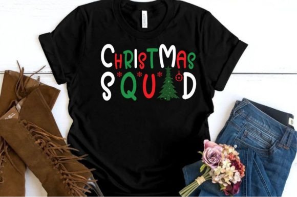 CHRISTMAS SQUAD, SVG: Elevating T-Shirt Designs for Modern Publishing