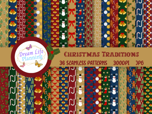 Christmas Traditions Seamless Patterns: A Designer's Review
