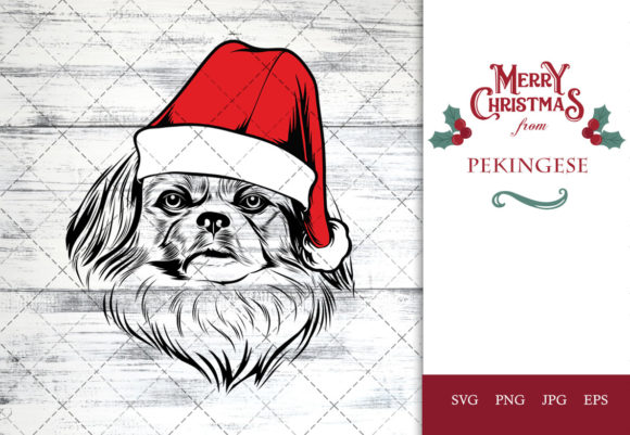 Pekingese Dog in Santa Hat for Christmas: A Crafts Review